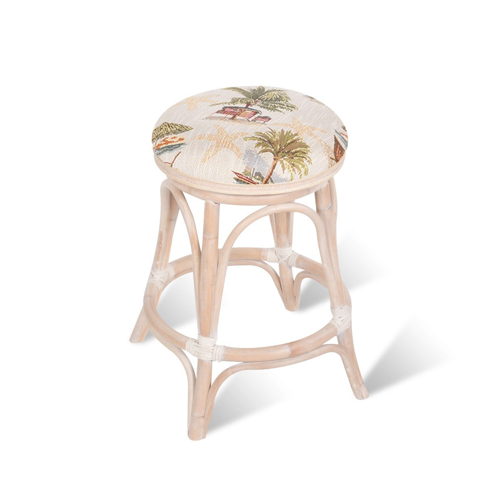 Alexander & Sheridan Serengeti 24″ Swivel Backless Barstool