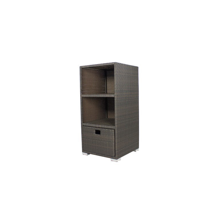 DecoScape Zen Wicker Towel Storage Cabinet