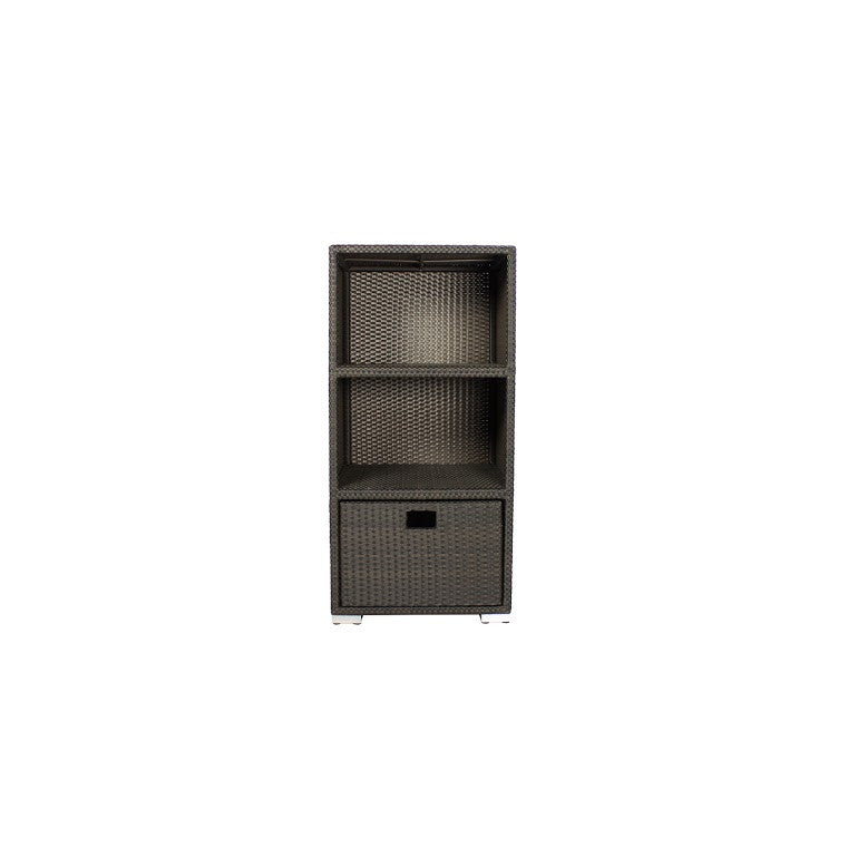 DecoScape Zen Wicker Towel Storage Cabinet