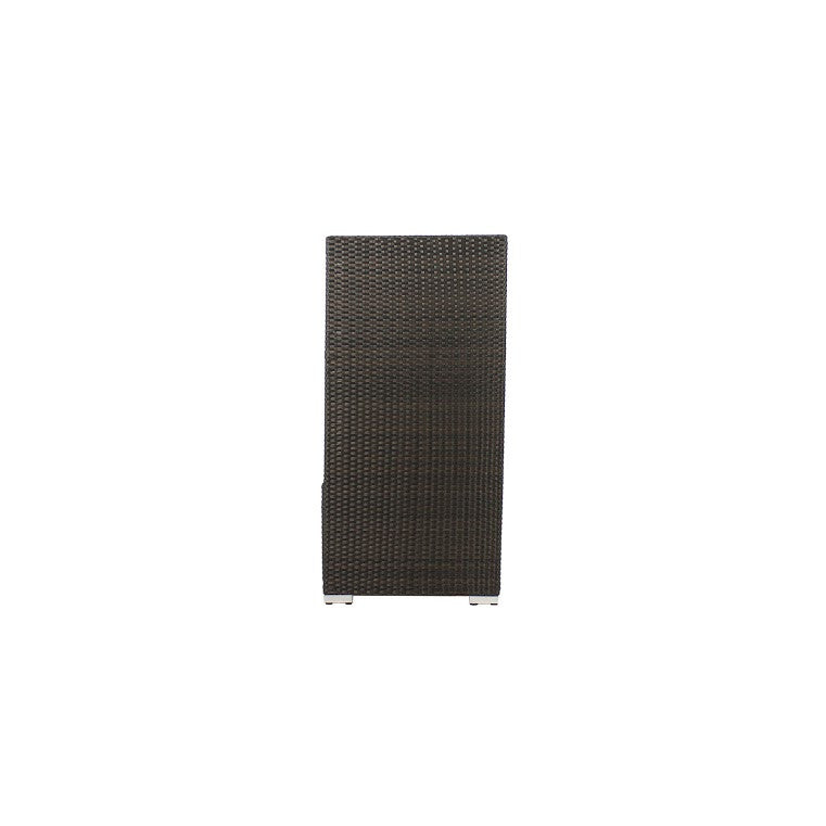 DecoScape Zen Wicker Towel Storage Cabinet