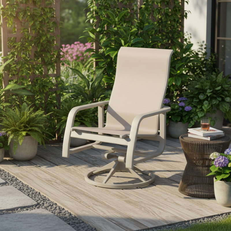 Telescope Casual Soho Sling Aluminum Outdoor Supreme Swivel Rocker