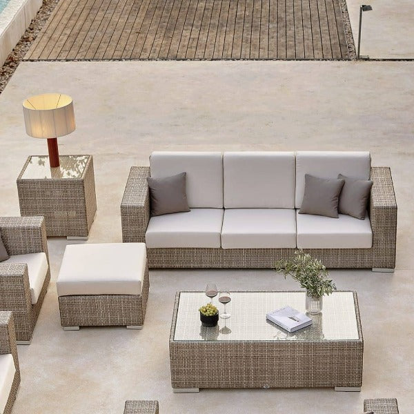 Skyline Design Paloma Side Table with Glass