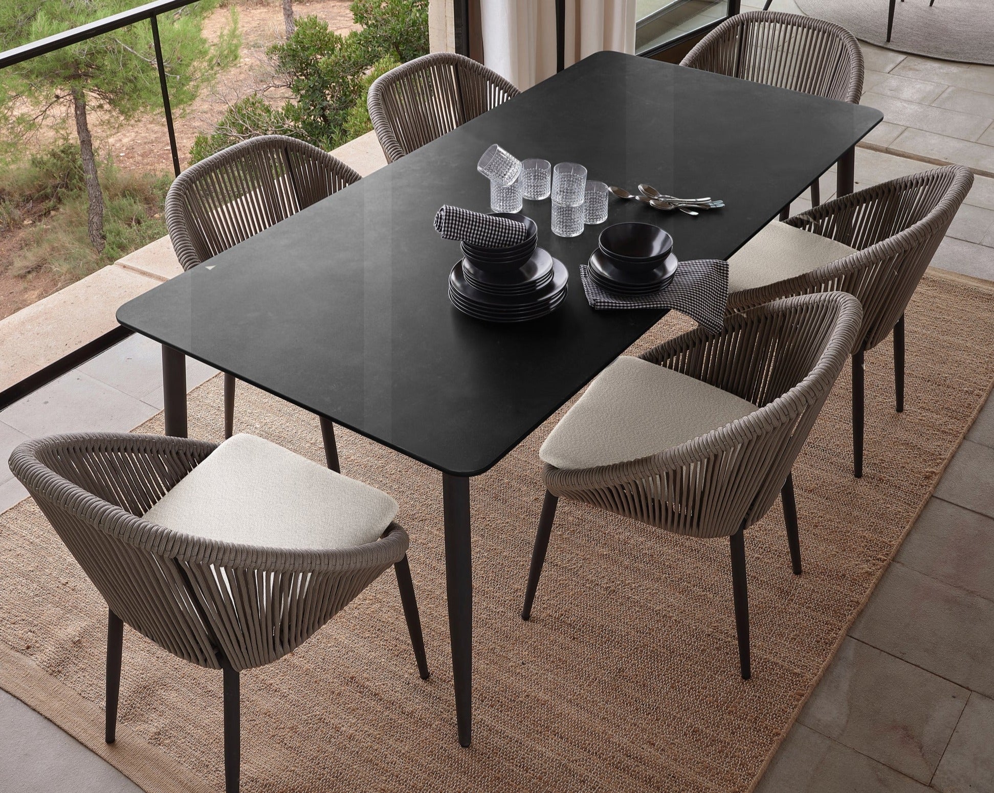 Skyline Design Rodona 7-Piece Rectangular Dining Set