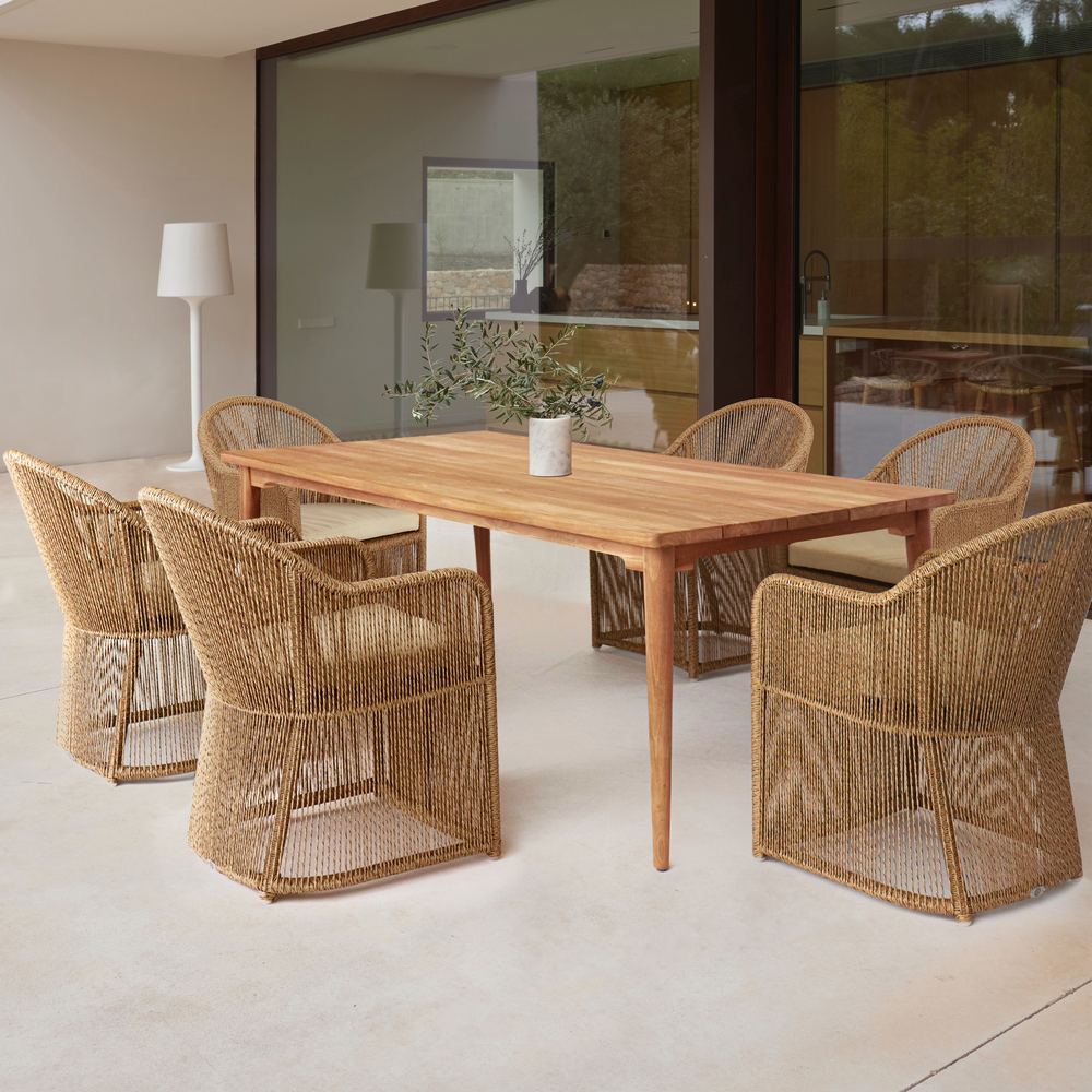 Skyline Design Calixto 7-Piece Rectangular Dining Set