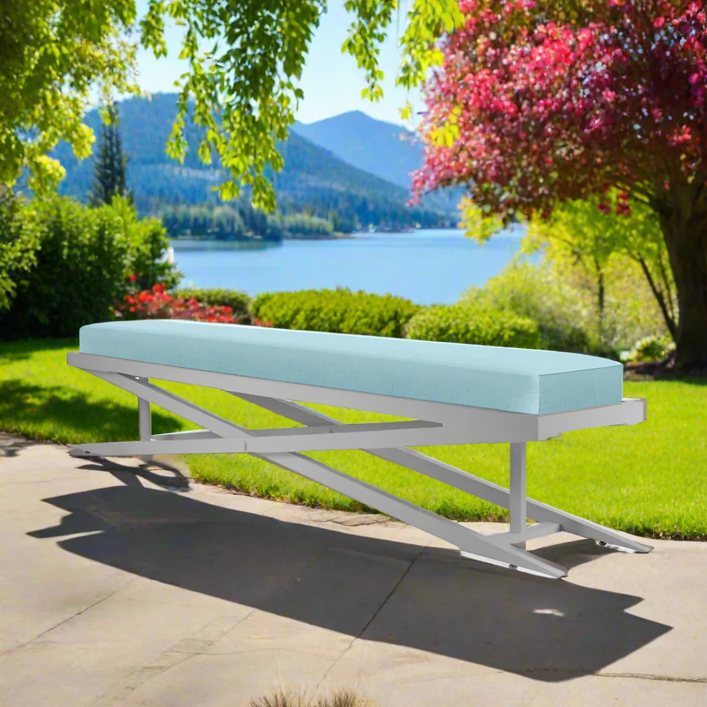 DecoScape Dynasty Aluminum 140inch Bench