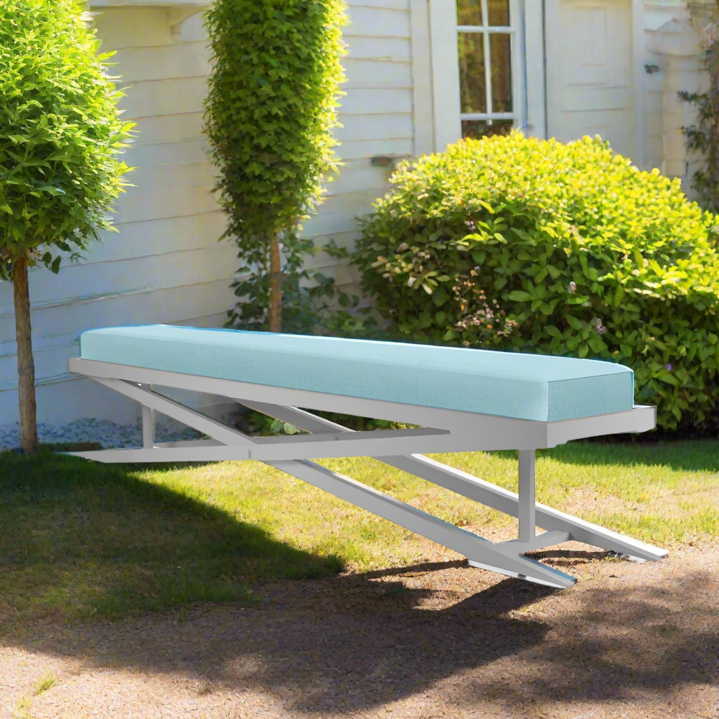 DecoScape Dynasty Aluminum 140inch Bench