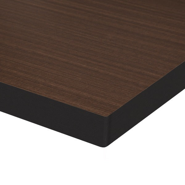 Source Furniture Prime Rectangular Table Top - 32 x 48 , 1.25 edge- dark wood look