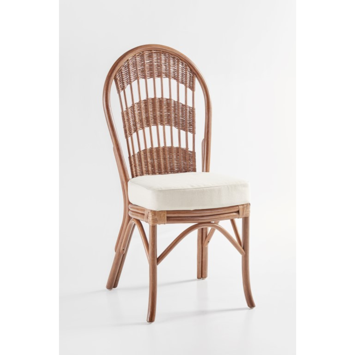 South Sea Rattan Bermuda Indoor Side Chair