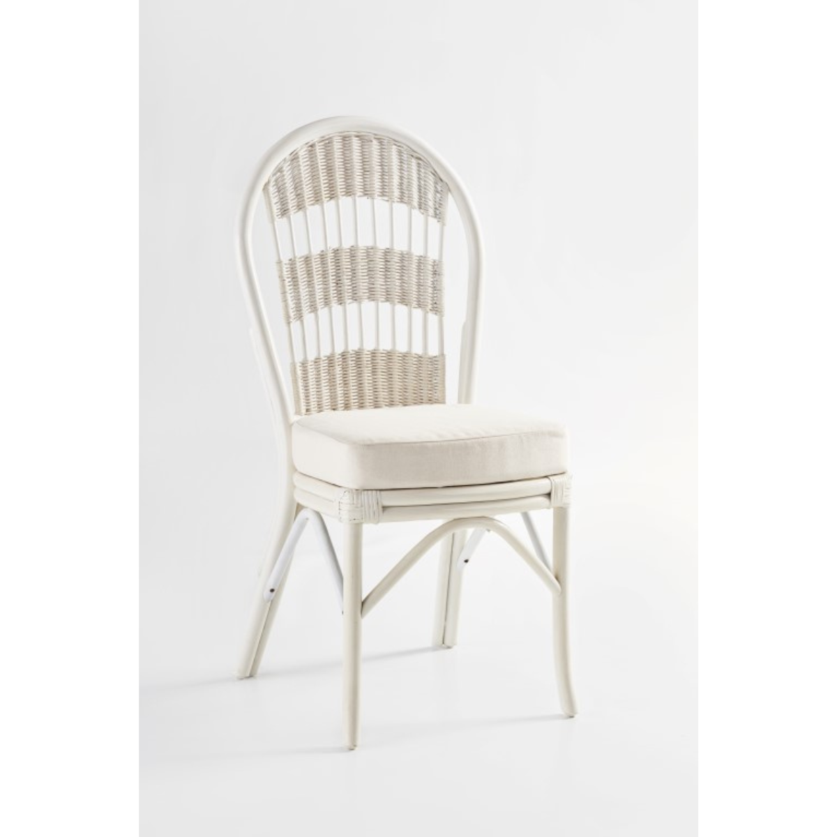 South Sea Rattan Bermuda Indoor Side Chair