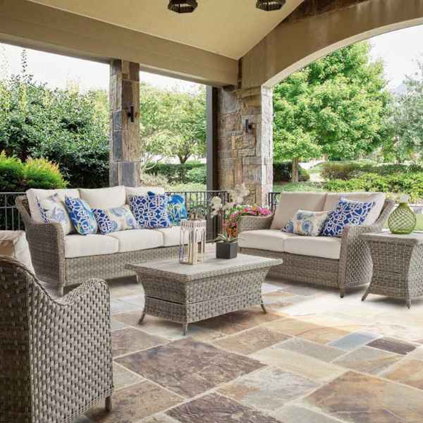 South Sea Rattan Mayfair Wicker Lounge Chair