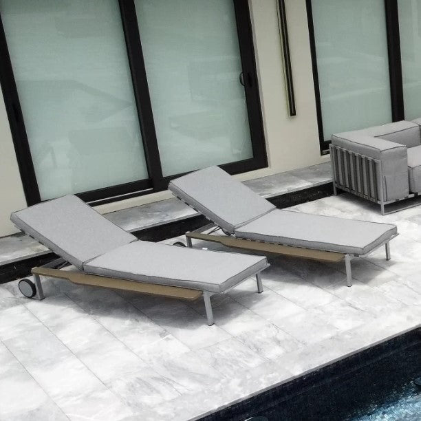 OUTSY Sunrise Extra Deep Seating Sun Lounger Set (Set of 2)