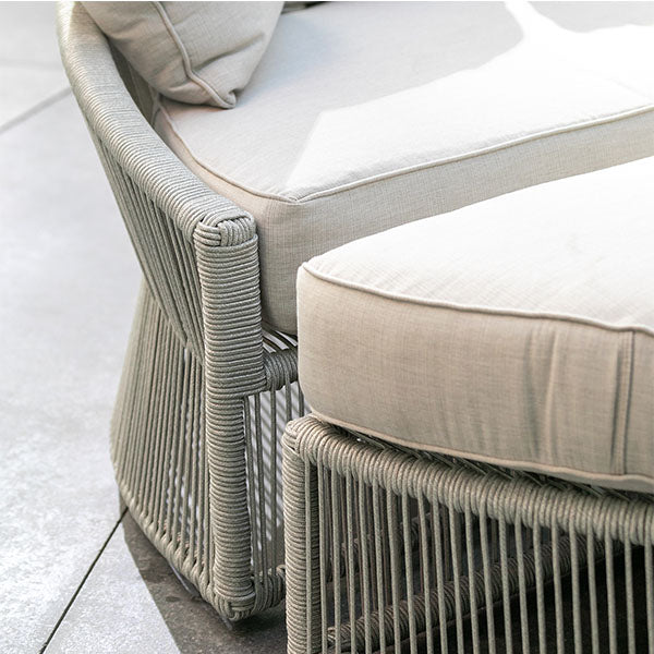 Sunset West Miami Daybed- focused image of angles with its curved frame