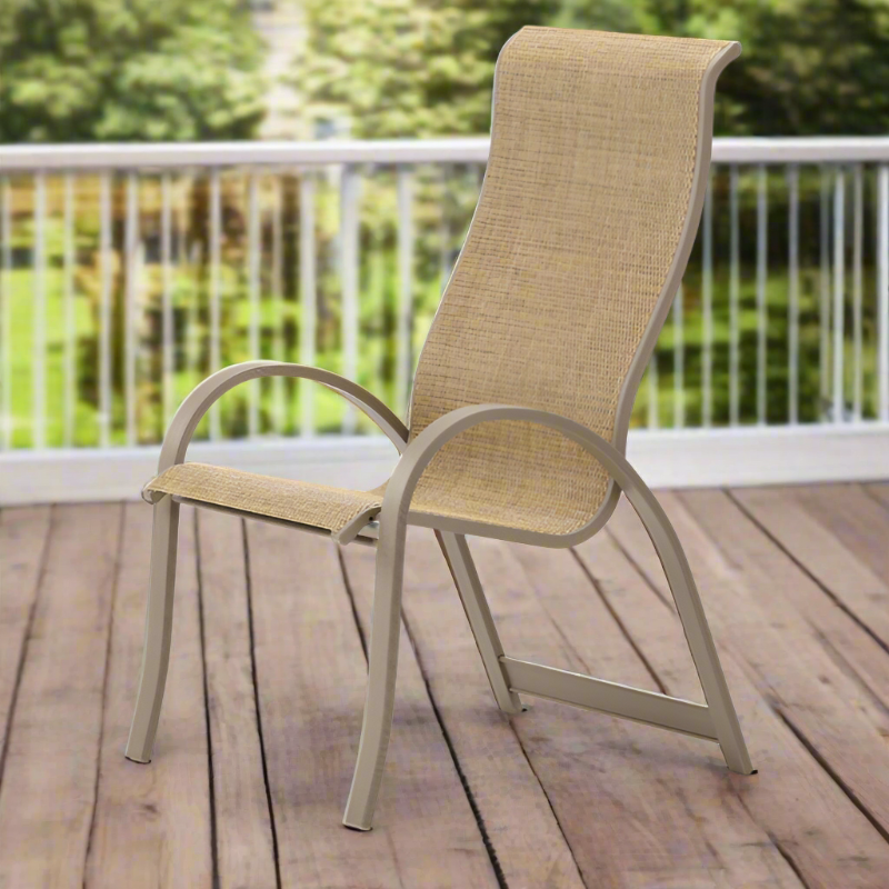 Telescope Casual Aruba II Aluminum Sling Outdoor Supreme Stacking Armchair