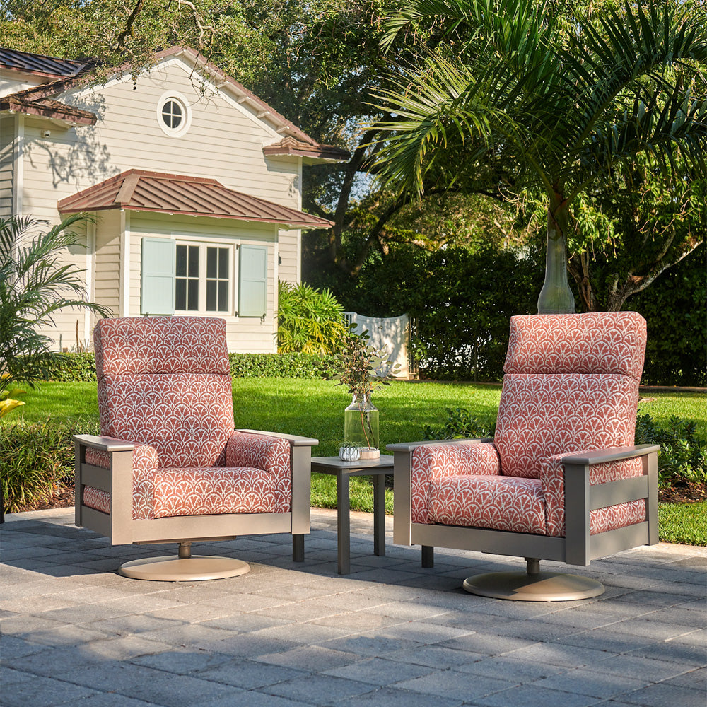 Telescope Casual Leeward MGP Cushion Outdoor Premier Swivel Rocker with MGP Arms