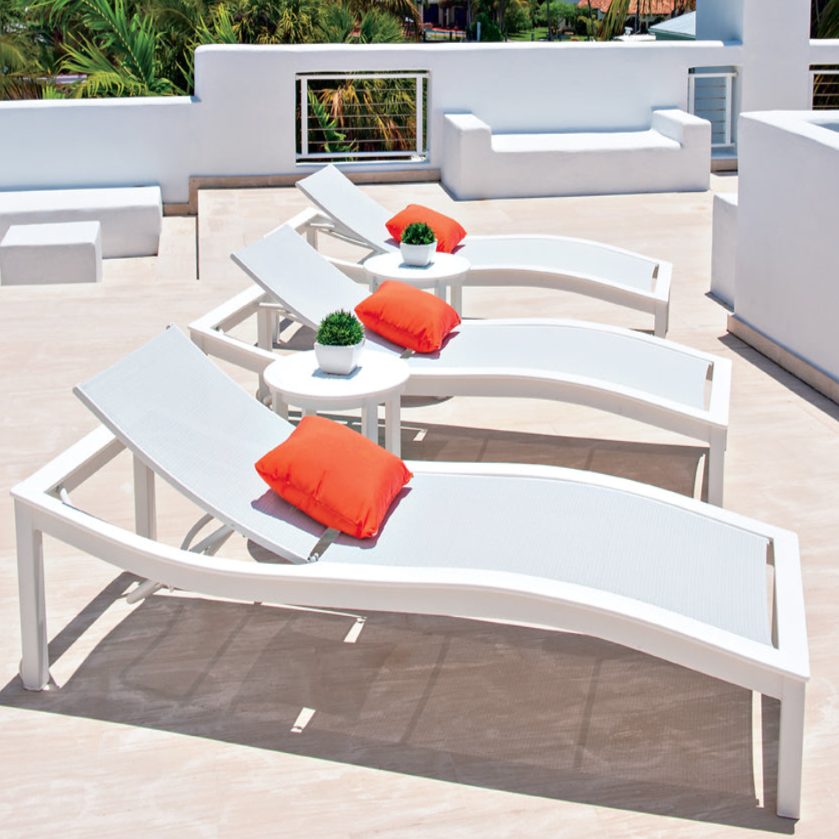 Telescope Casual Bazza MGP Sling Collection Contour Armless Chaise
