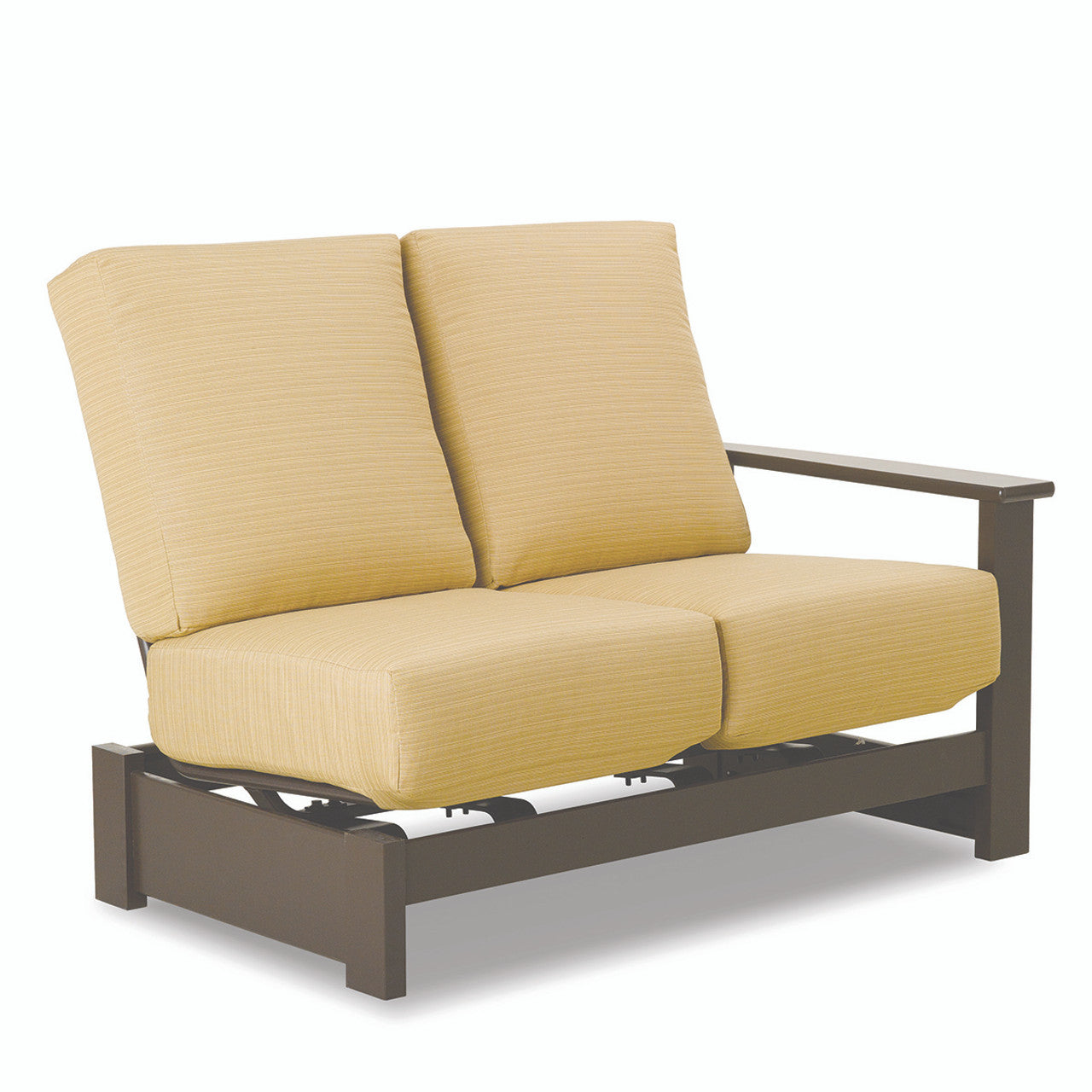 Telescope Casual Leeward MGP Cushion Outdoor Left Arm Two-Seat Hidden Motion Sectional