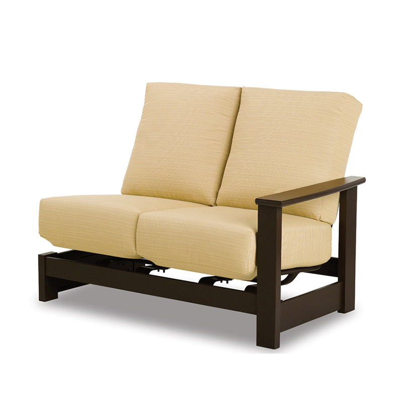 Telescope Casual Leeward MGP Cushion Outdoor Left Arm Two-Seat Hidden Motion Sectional