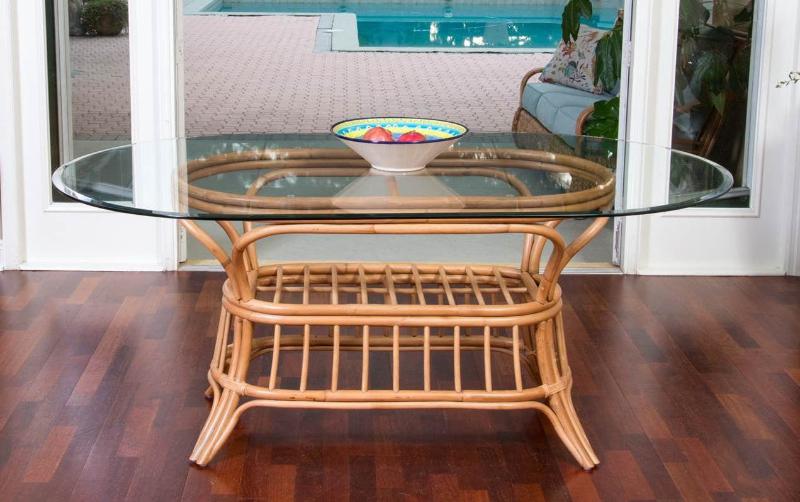 Alexander & Sheridan Universal Rattan Indoor Oval Dining Table