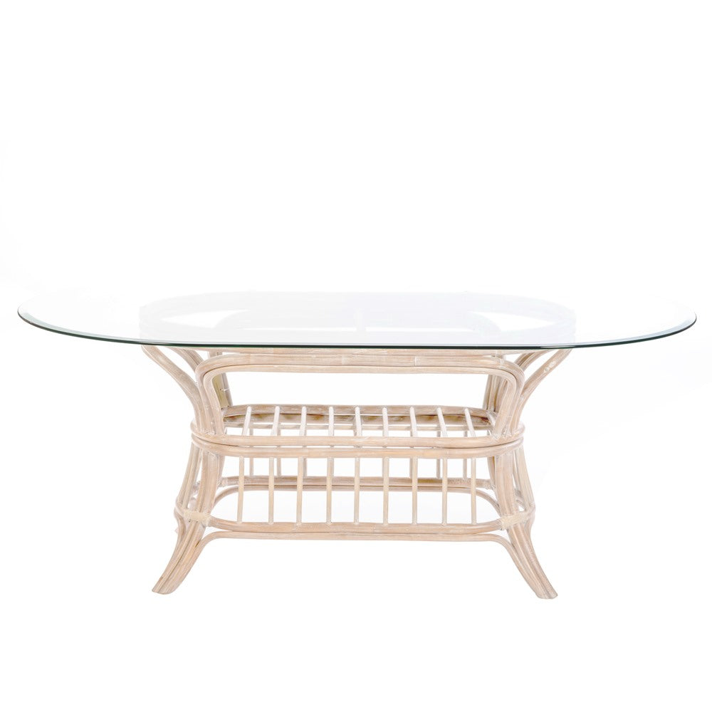 Alexander & Sheridan Universal Rattan Indoor Oval Dining Table