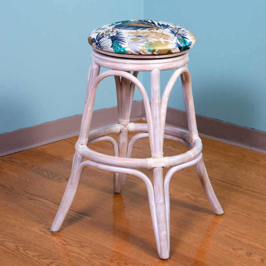 Alexander & Sheridan Universal Rattan Indoor 24" Backless Bar stool