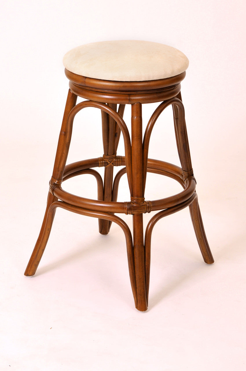 Alexander & Sheridan Universal Rattan Indoor 24" Backless Bar stool