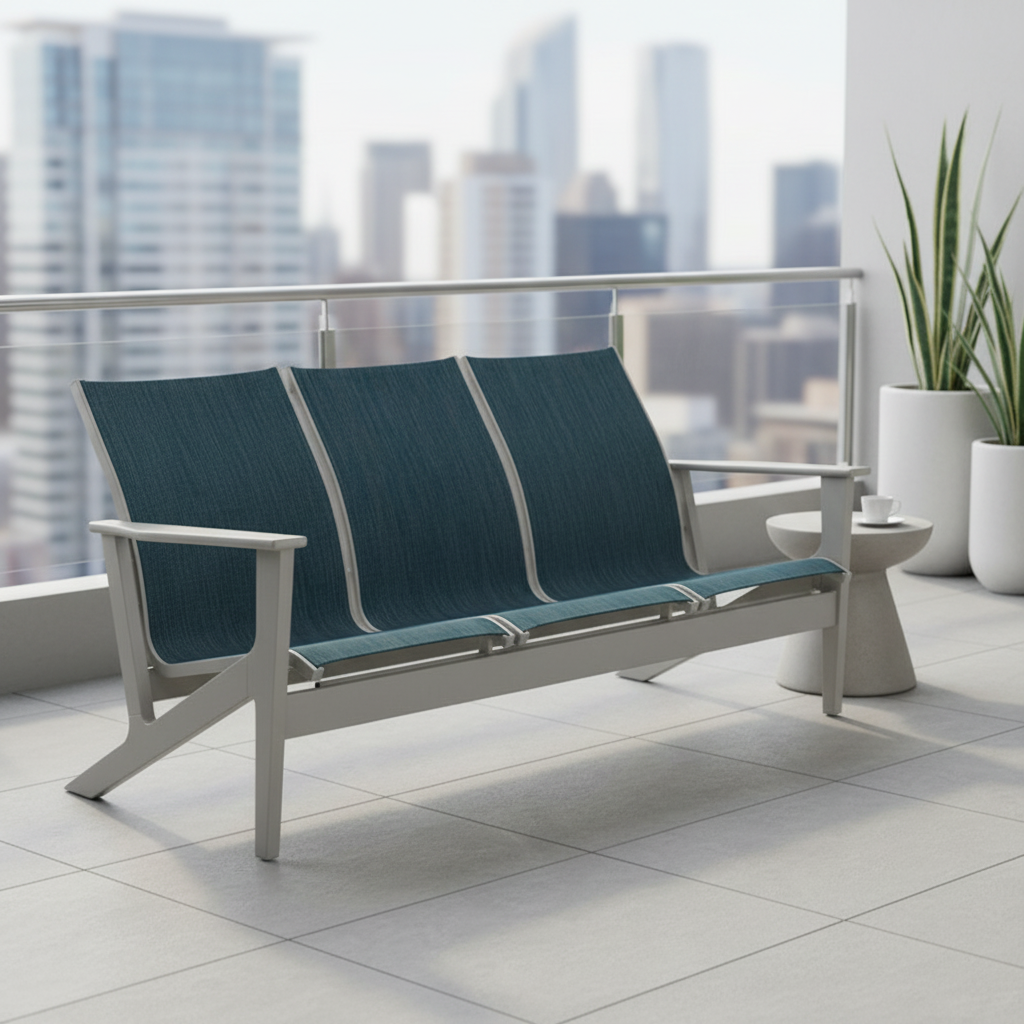 Telescope Casual Wexler Sling Chat Three-Seat Sofa