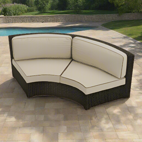 Replacement Cushions for Forever Patio Hampton Radius Curved Love Seat