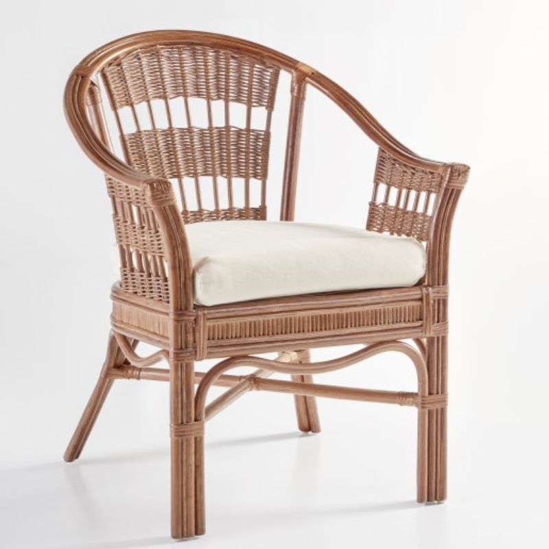 South Sea Rattan Bermuda Indoor Captains Chair