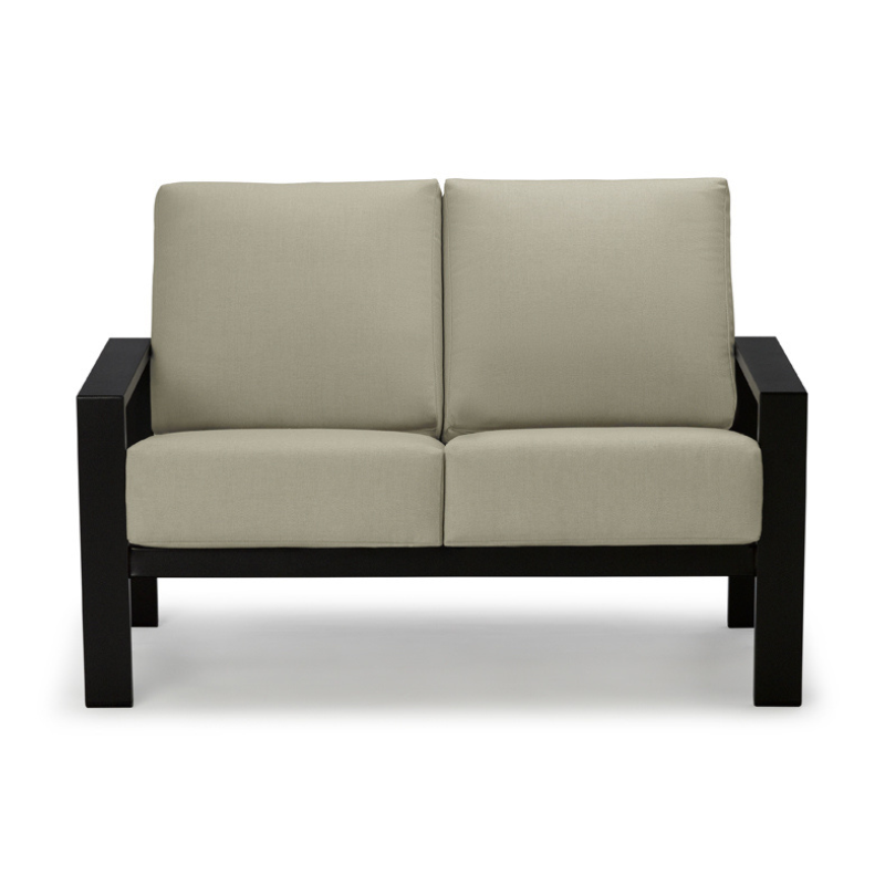 Telescope Casual Larssen Cushion Aluminum Outdoor Loveseat