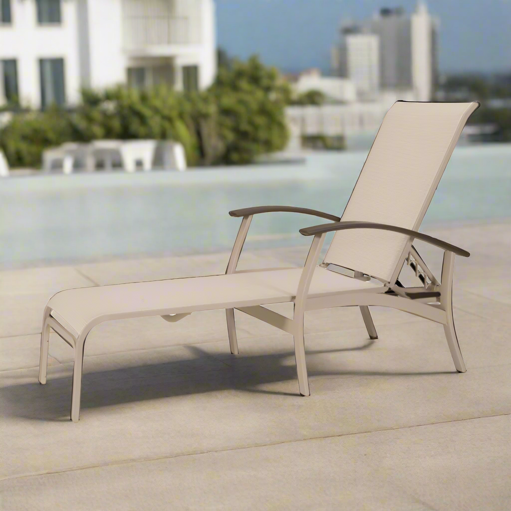 Telescope Casual Belle Isle Sling Four Position Lay-Flat Chaise