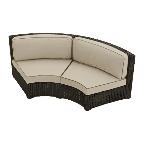 Replacement Cushions for Forever Patio Hampton Radius Curved Love Seat