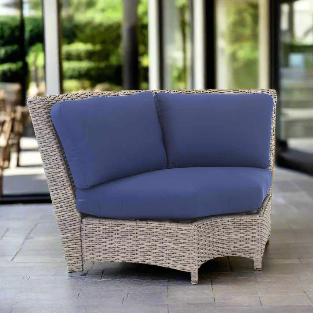 South Sea Rattan Saint Tropez Outdoor Wicker Sectional Corner