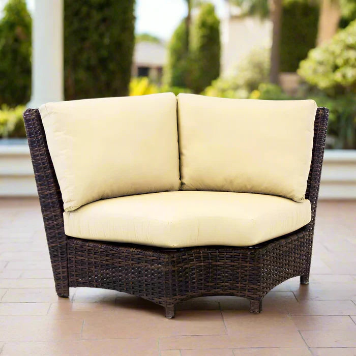 South Sea Rattan Saint Tropez Outdoor Wicker Sectional Corner