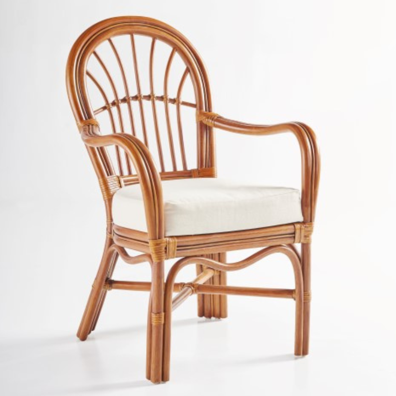Replacement Cushions for South Sea Rattan Palm Harbor Dining Arm and Armless Chair