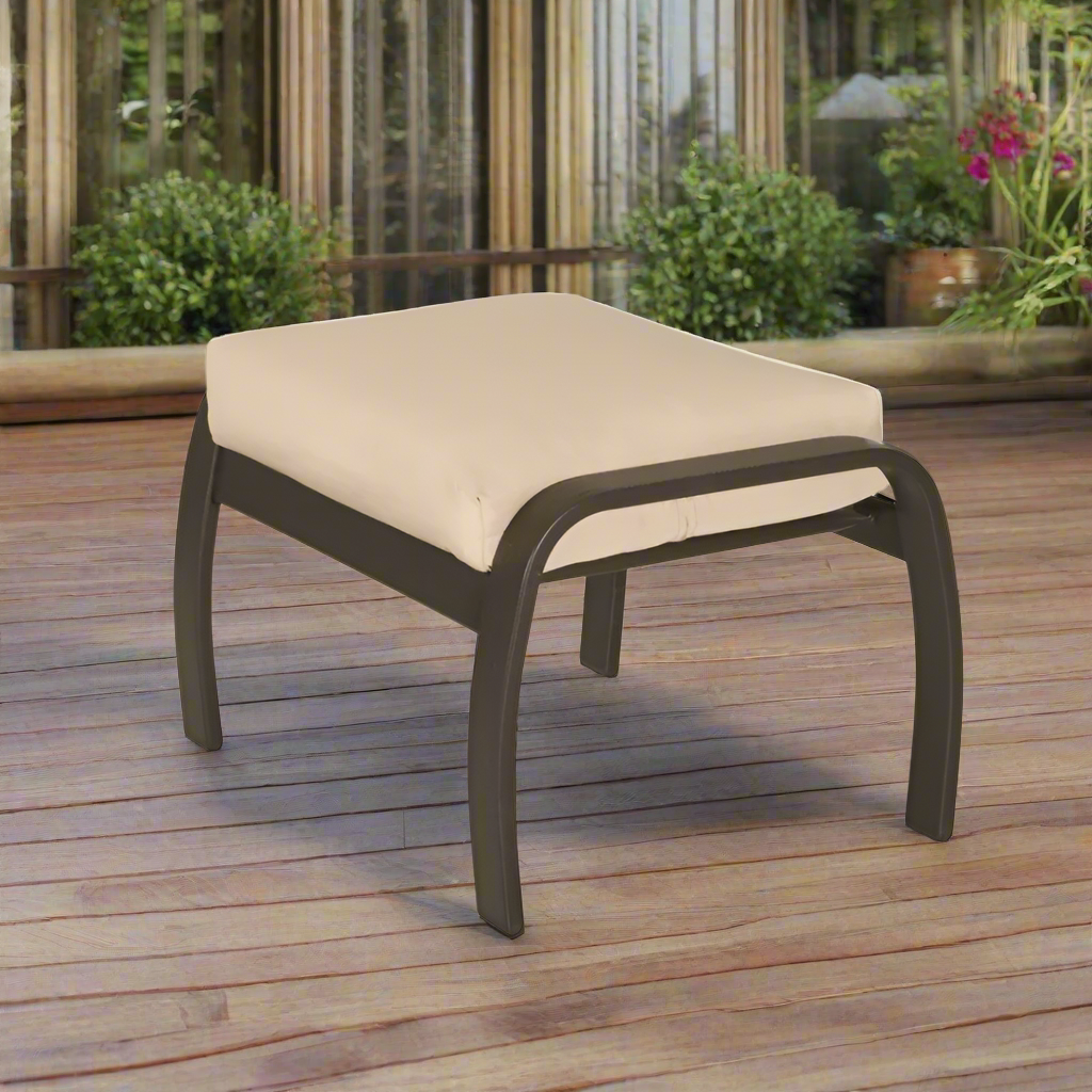 Telescope Casual Belle Isle Cushion Aluminum Outdoor Ottoman