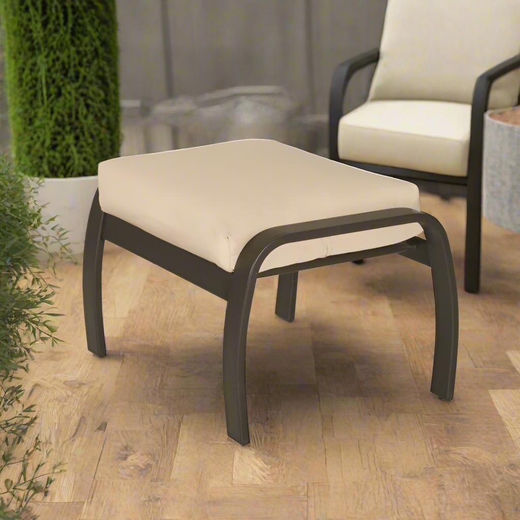 Telescope Casual Belle Isle Cushion Aluminum Outdoor Ottoman