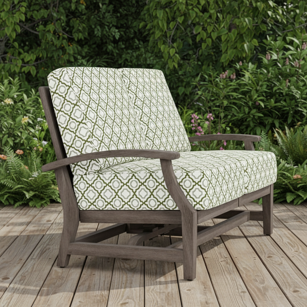 Lloyd Flanders Frontier Spring Rocker Loveseat