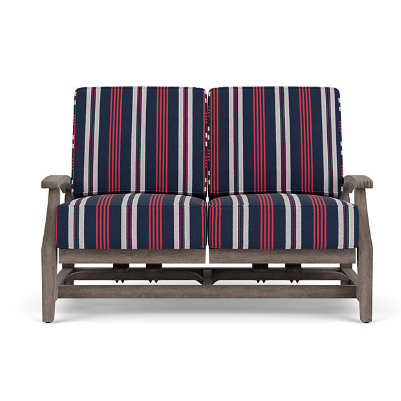 Lloyd Flanders Frontier Spring Rocker Loveseat