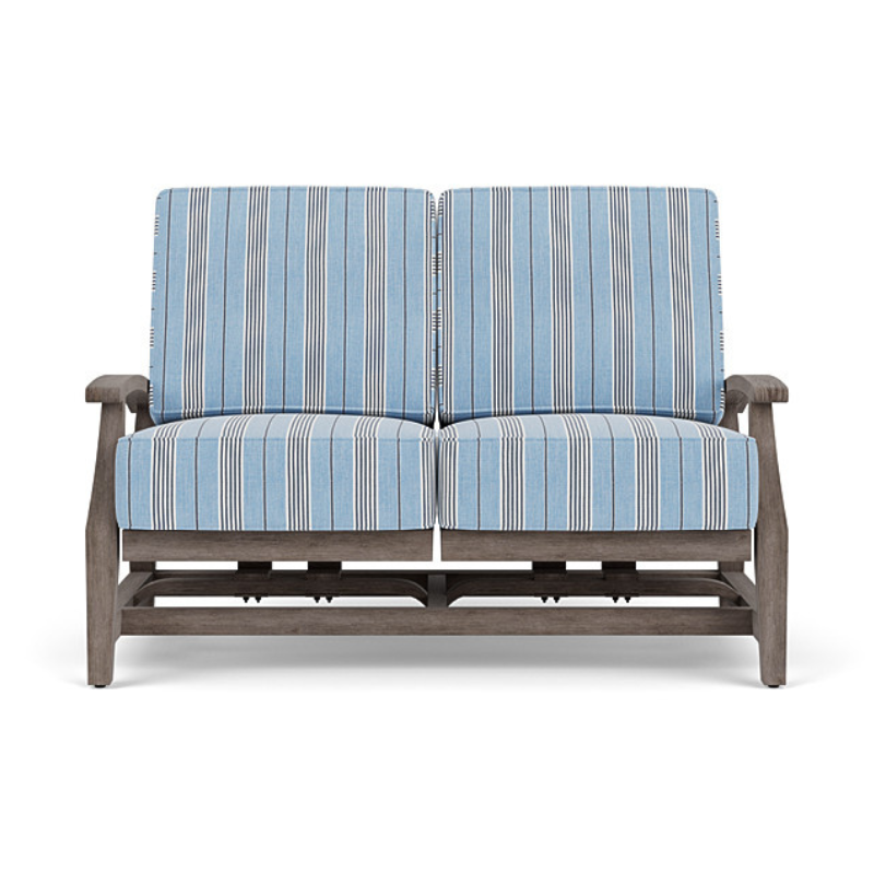 Lloyd Flanders Frontier Spring Rocker Loveseat