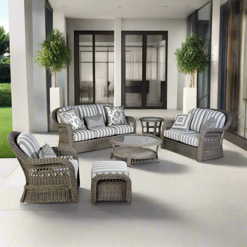 South Sea Rattan Arcadia Wicker Patio Conversation Set