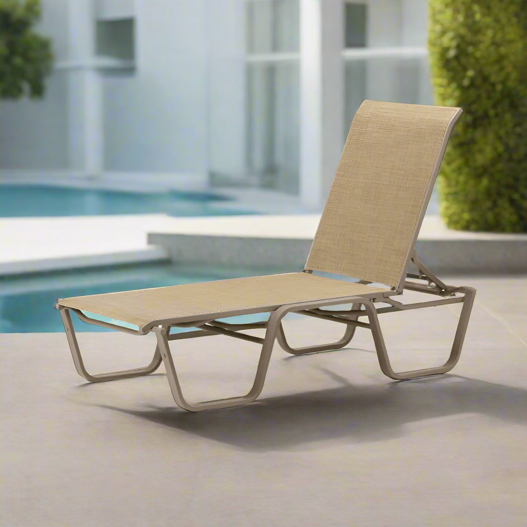 Telescope Casual Aruba II Sling Lay-Flat Stacking Chaise