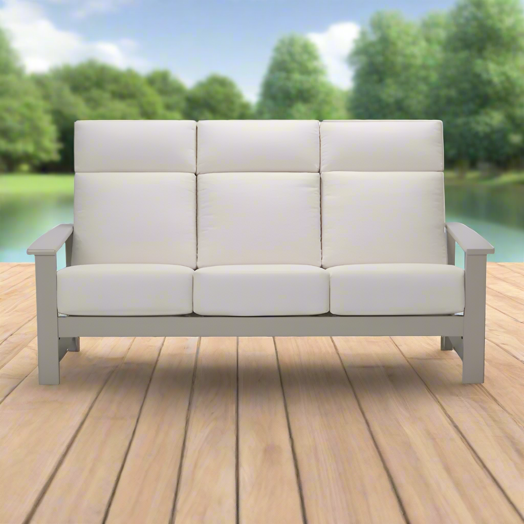 Telescope Casual Leeward MGP Cushion Outdoor Supreme Sofa with MGP Arms