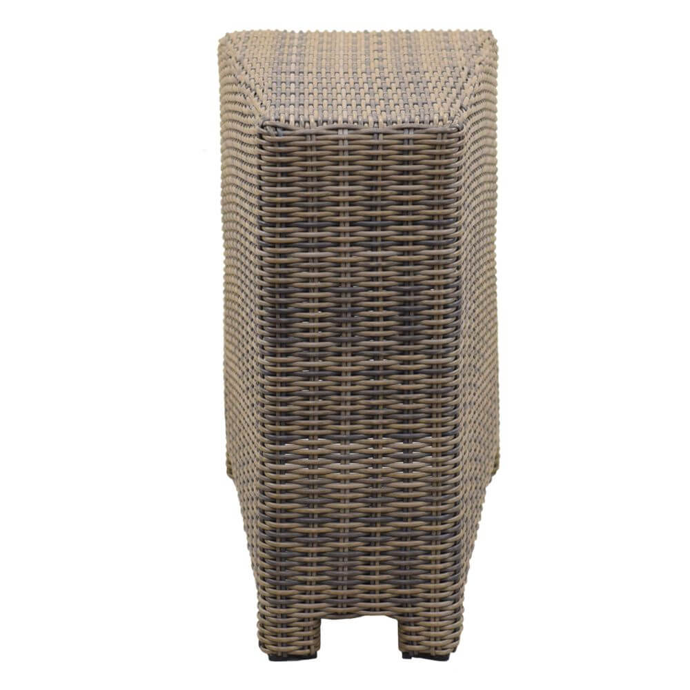 Forever Patio Cypress Wicker Wedge End Table