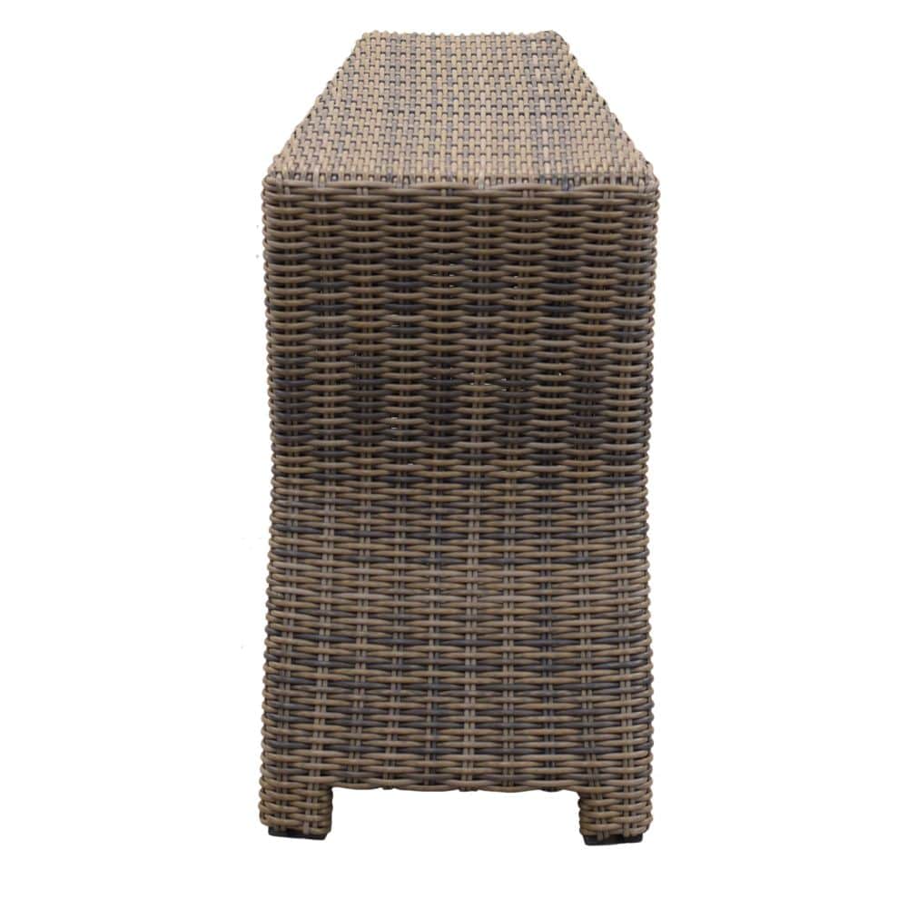 Forever Patio Cypress Wicker Wedge End Table
