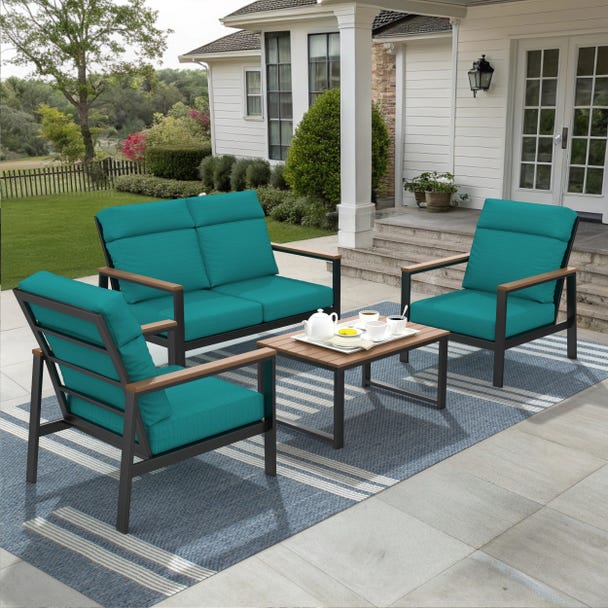 NorthCape International Windsor 4-Piece Conversation Patio Set