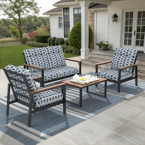 NorthCape International Windsor 4-Piece Conversation Patio Set