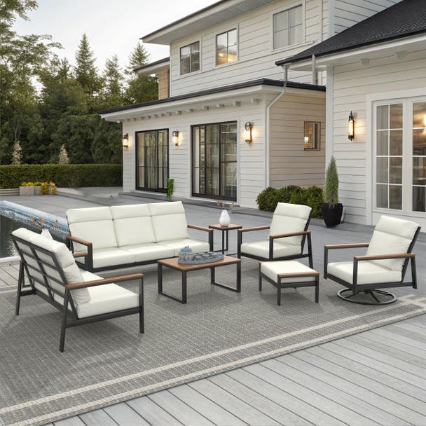 NorthCape International Windsor 8-Piece Ultimate Patio Set