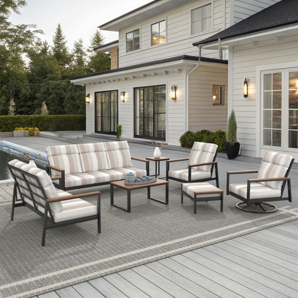 NorthCape International Windsor 8-Piece Ultimate Patio Set