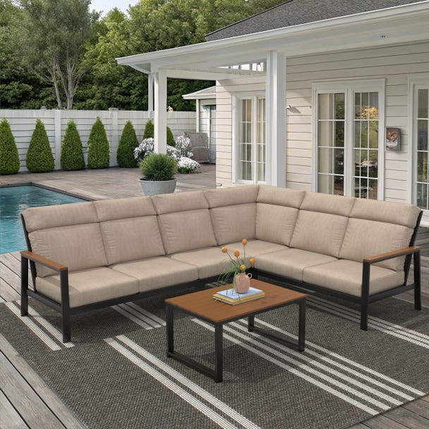 NorthCape International Windsor 5-Piece Modular Patio Set