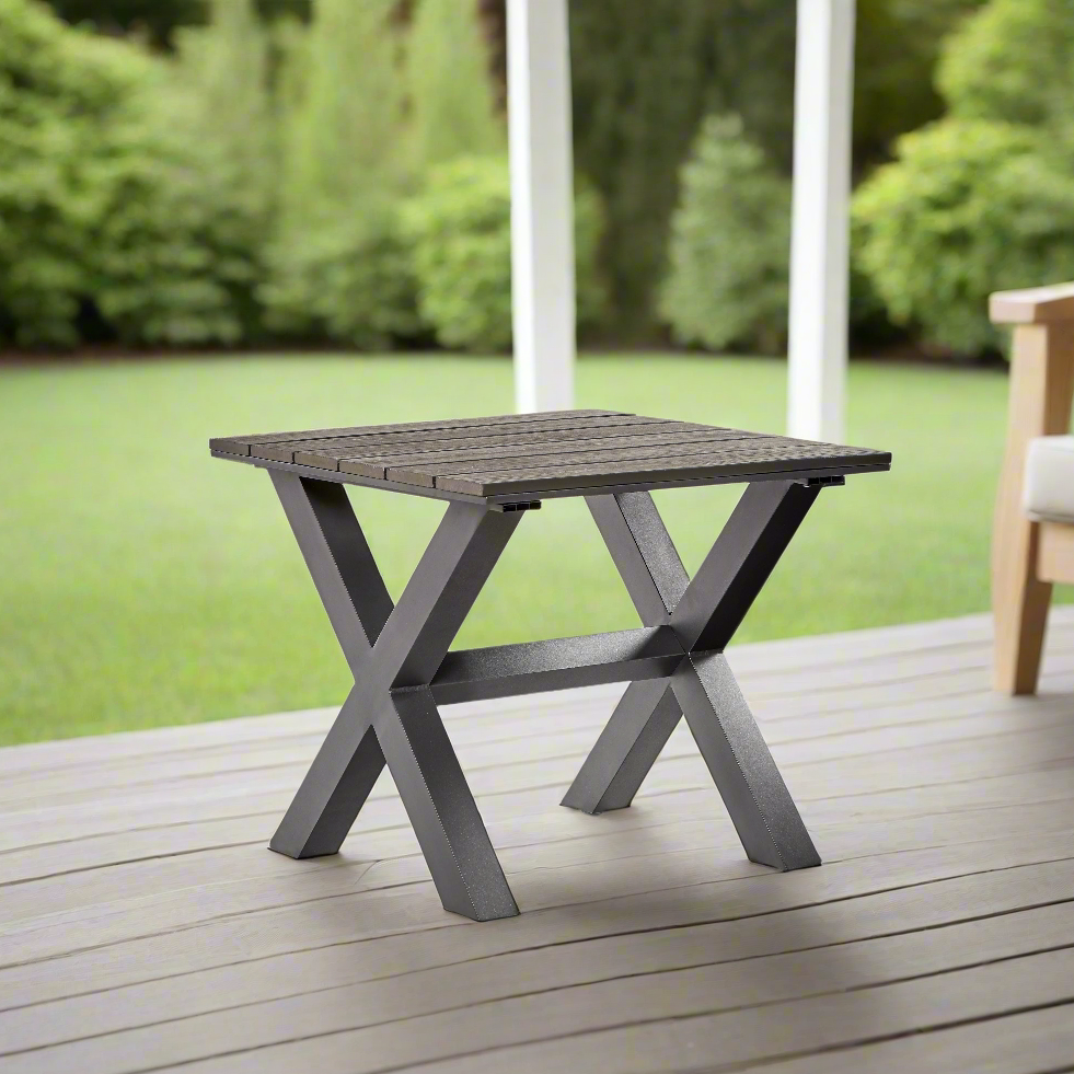 South Sea Rattan Kingston X-Base End Table